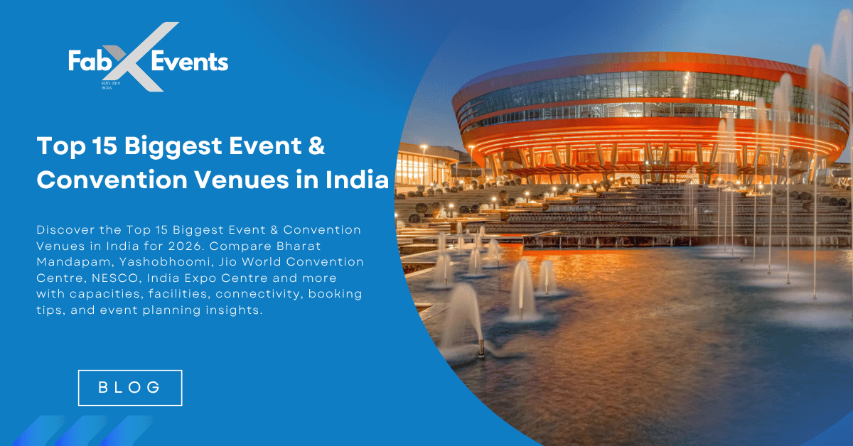 Top 15 Biggest Event & Convention Venues in India (2026 Guide)