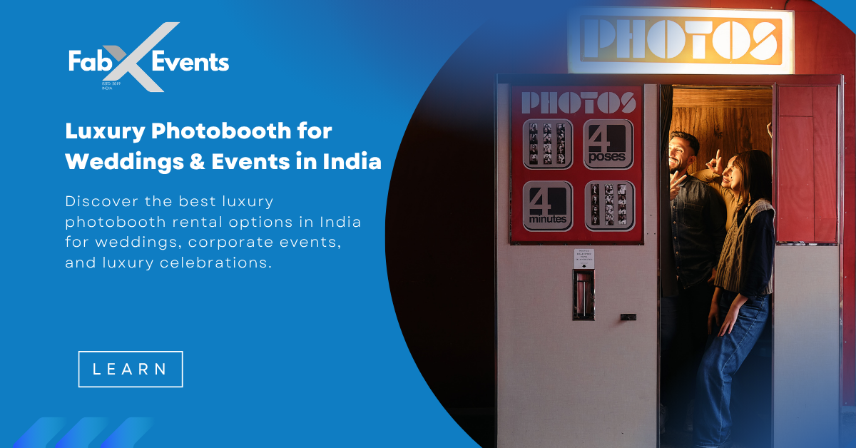 Luxury Photobooth for Weddings & Events in India | AI Photobooth & 360 Booth Rental