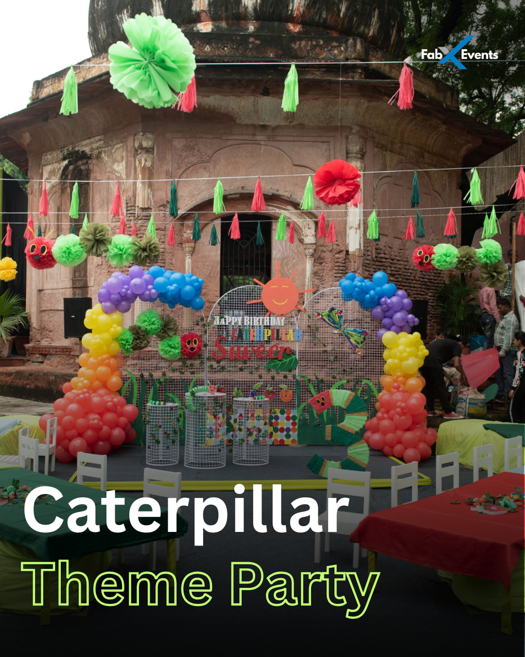 Garden & Caterpillar Birthday Decorations & Planning