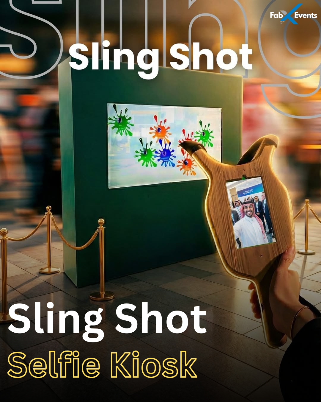 Slingshot Selfie Booth Kiosk