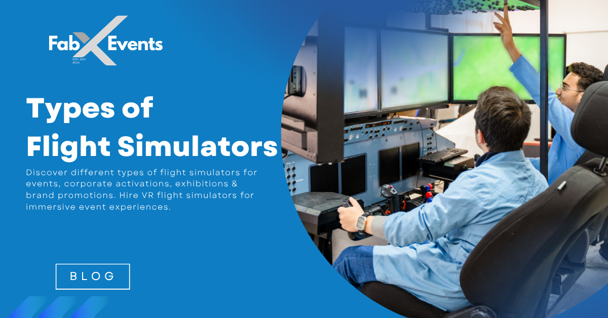 Types of Flight Simulators for Events