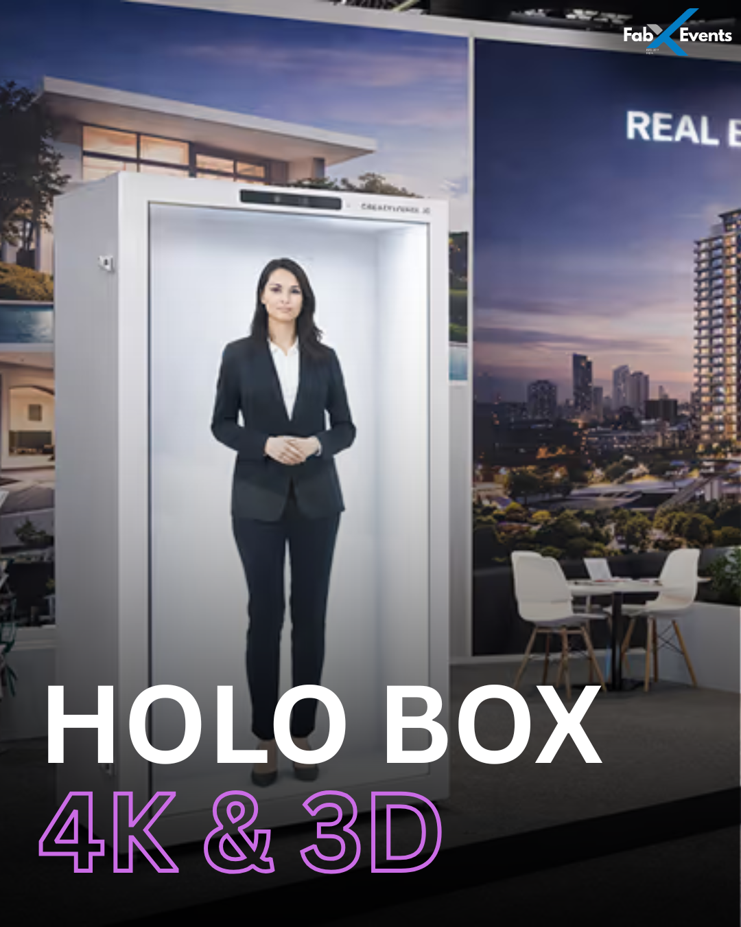 HoloBox 86” 4K Holographic Display by Fabx Events gallery image