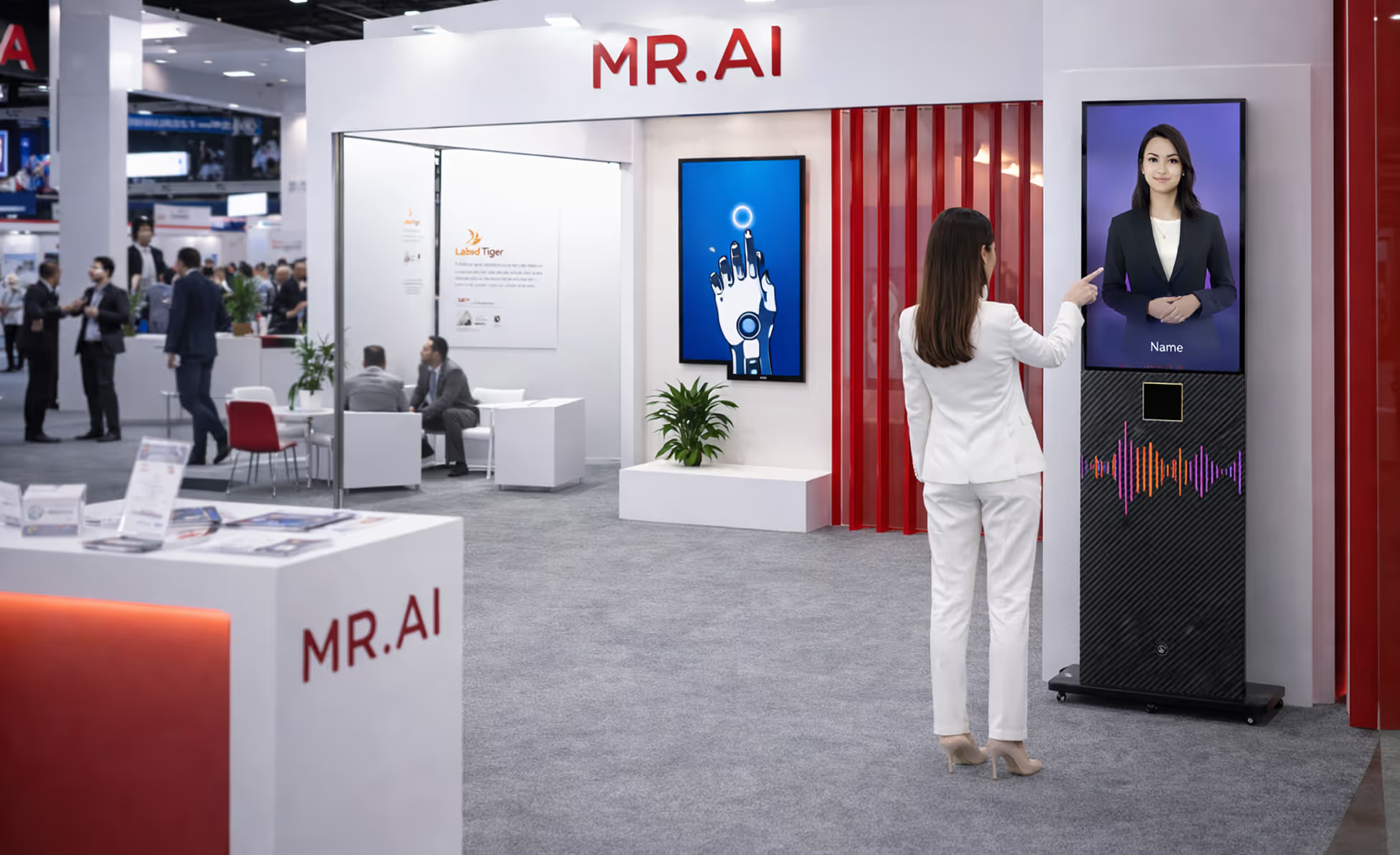 AI touch Kiosks for events