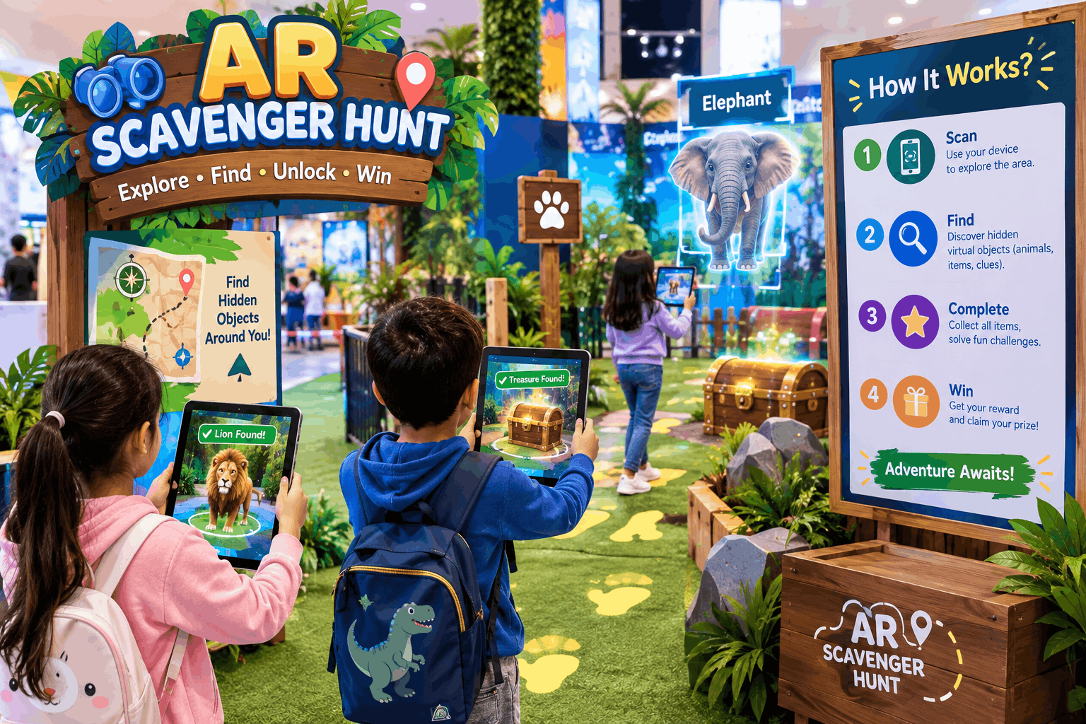AR Scavanger Hunt for Events in india