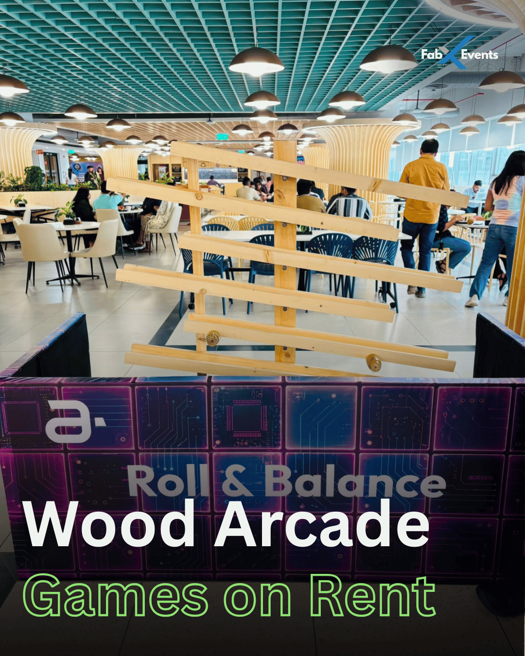 Wood Arcade Games on Rent