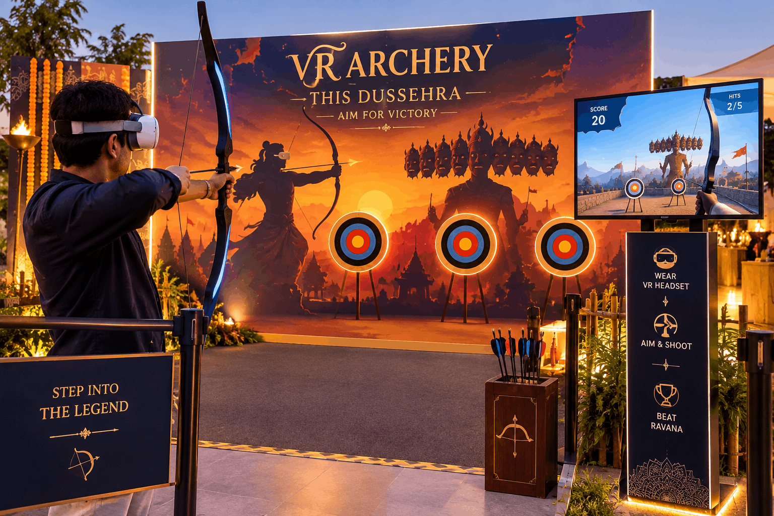 Dussehra Corporate Game Activations for Events in India