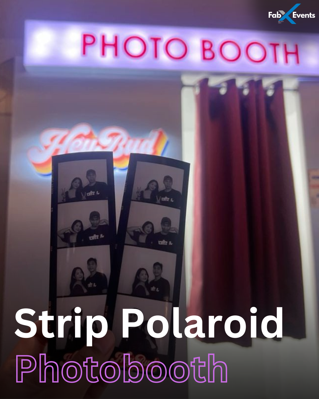Strip Photo Booth on Rent for Events, Weddings & Brand Activations