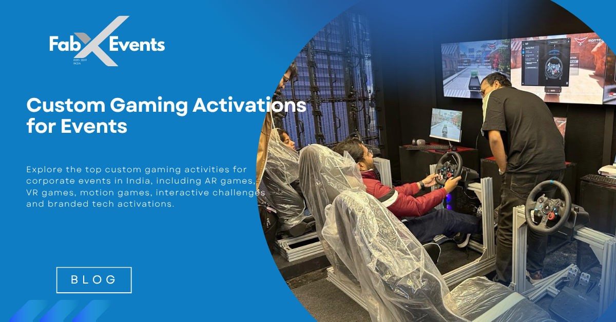 Custom Gaming Activations for Events