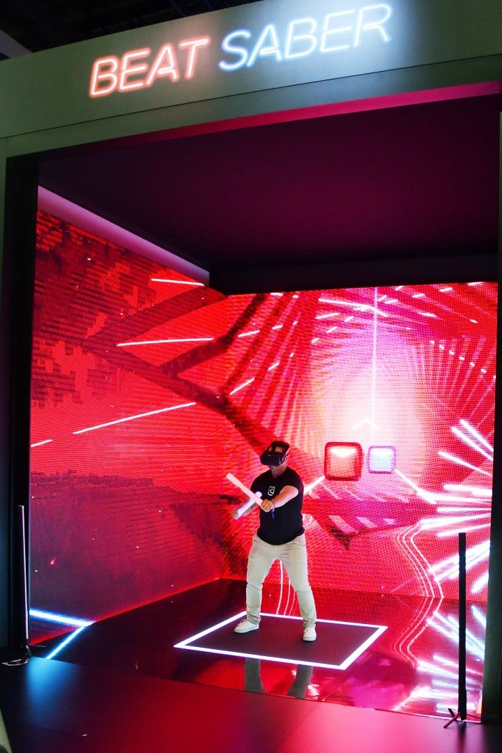 Beat Saber Game in VR