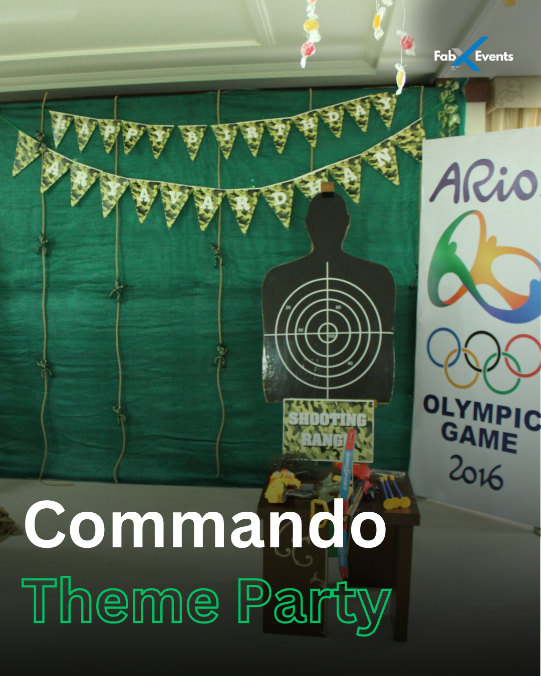 Military Theme Birthday Party Decorations & Planning