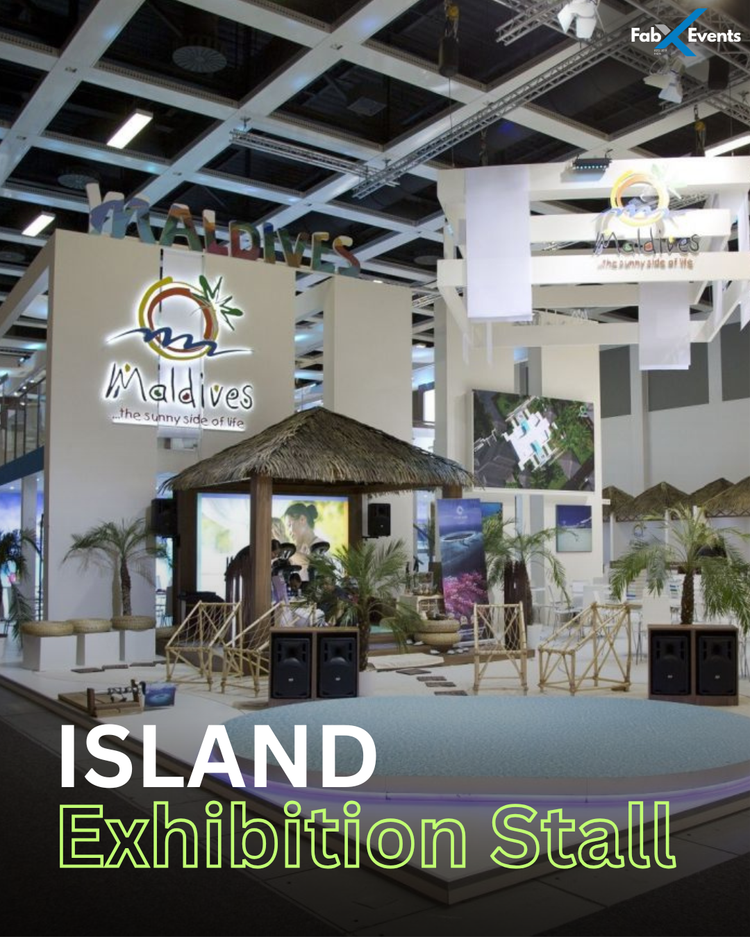 Island Exhibition Stall Design & Fabrication Services