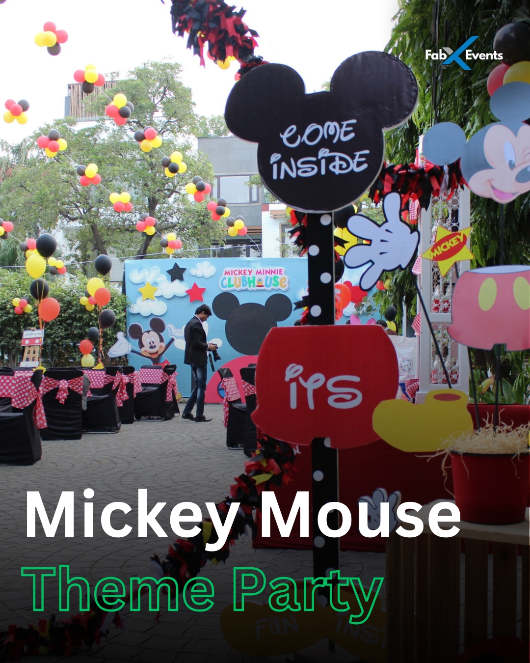 Mickey Mouse Theme Birthday Decorations & Planning