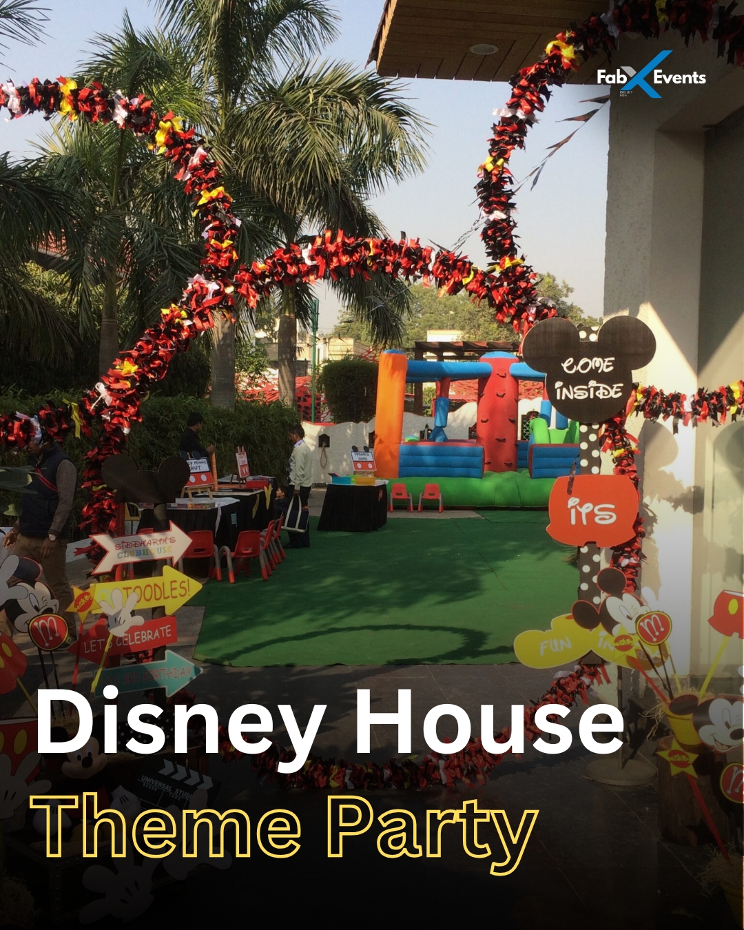 Disney Club House Birthday Party Setup for Kids