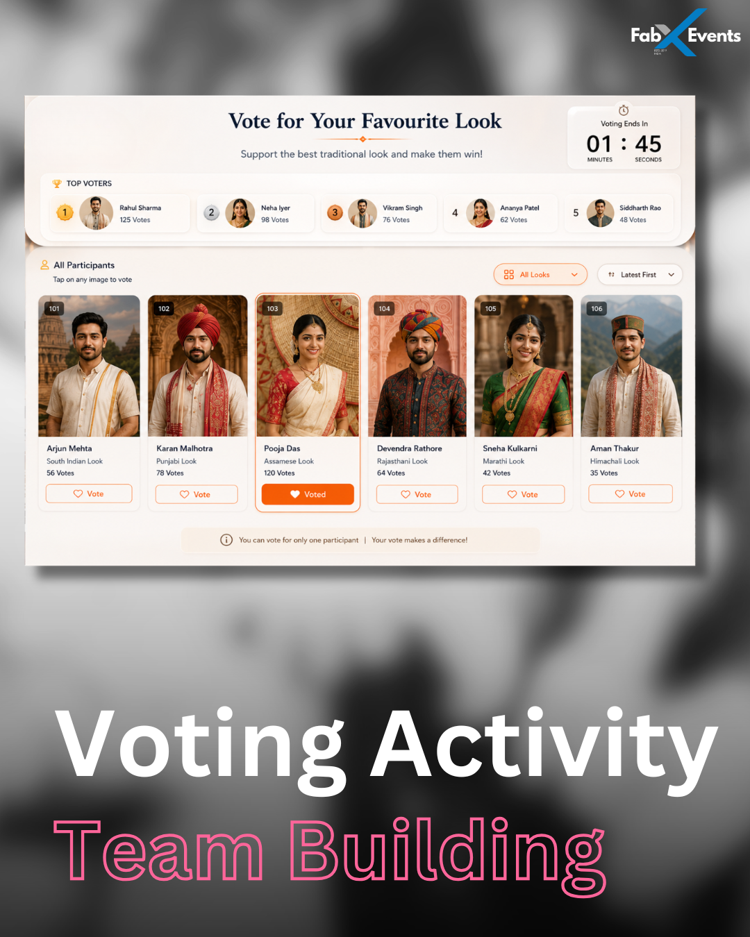 Interactive Voting Activity for Events