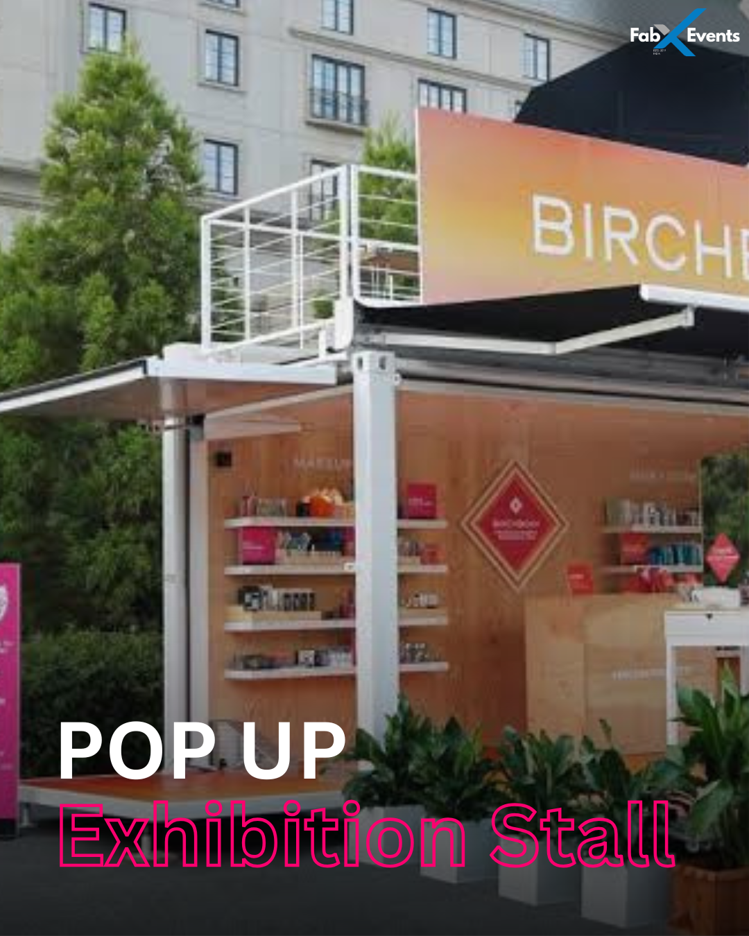 Pop Up Exhibition Stall Fabrication Services