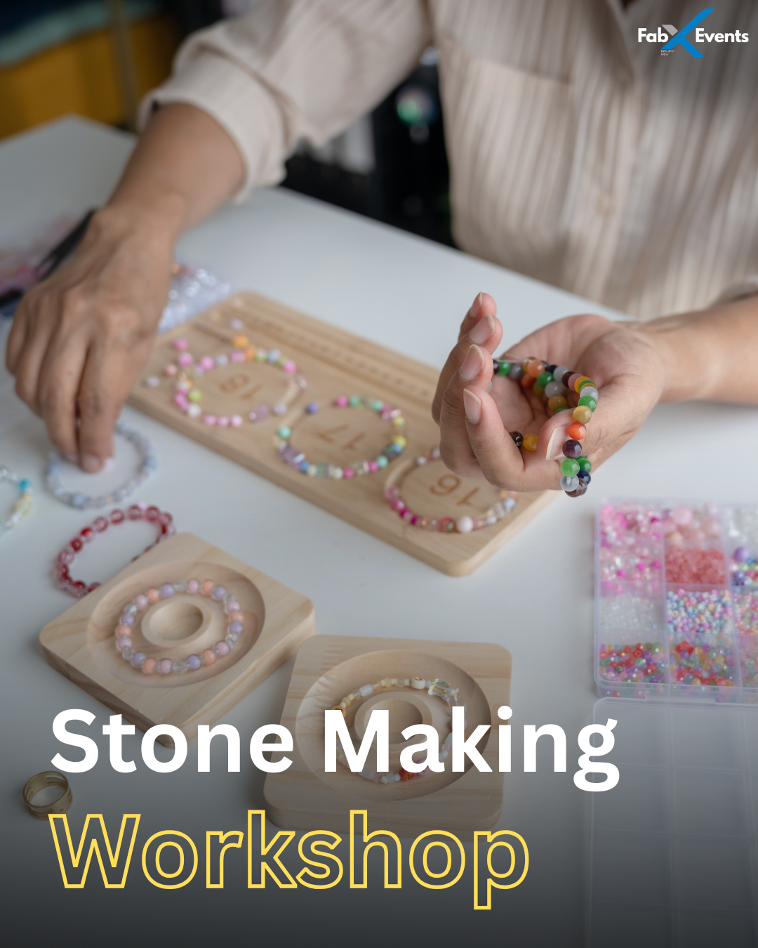 Beaded Bracelet Making Activity for Corporate Events