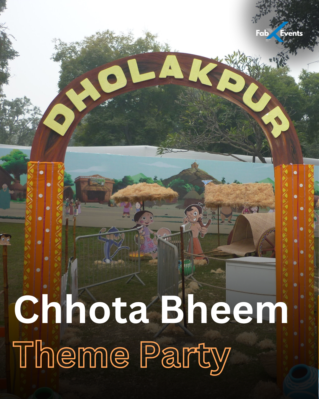 Customized Chhota Bheem Theme Decorations & Planning