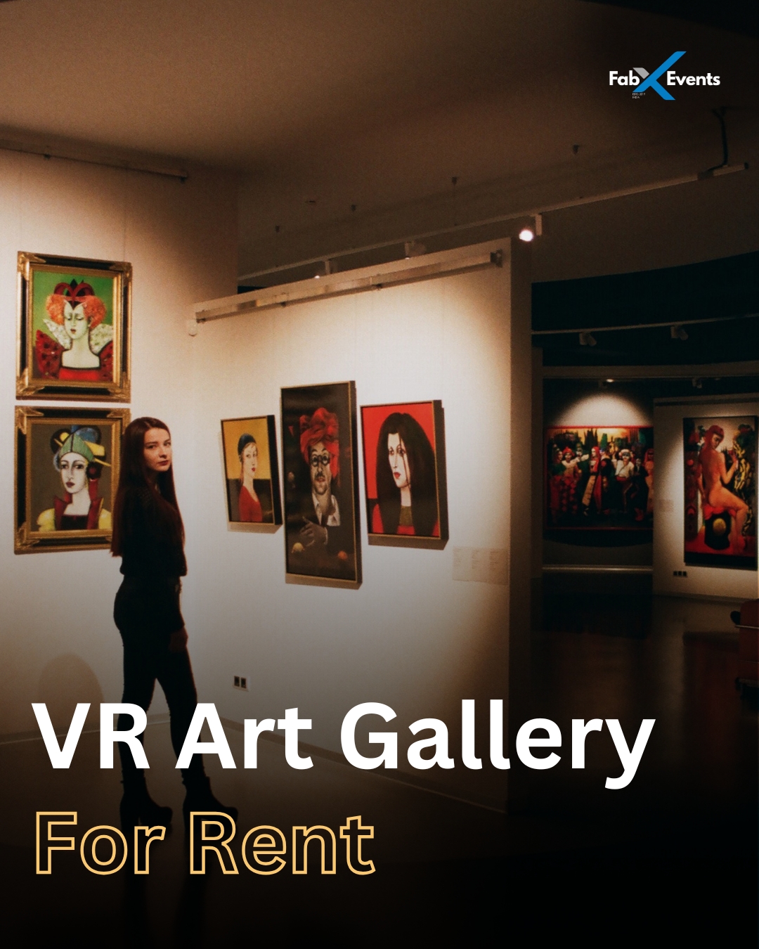 Virtual Reality Art Exhibition Setup for Events & Exhibitions