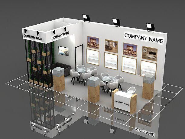 Modular Exhibition Stall Fabrication and Designing image