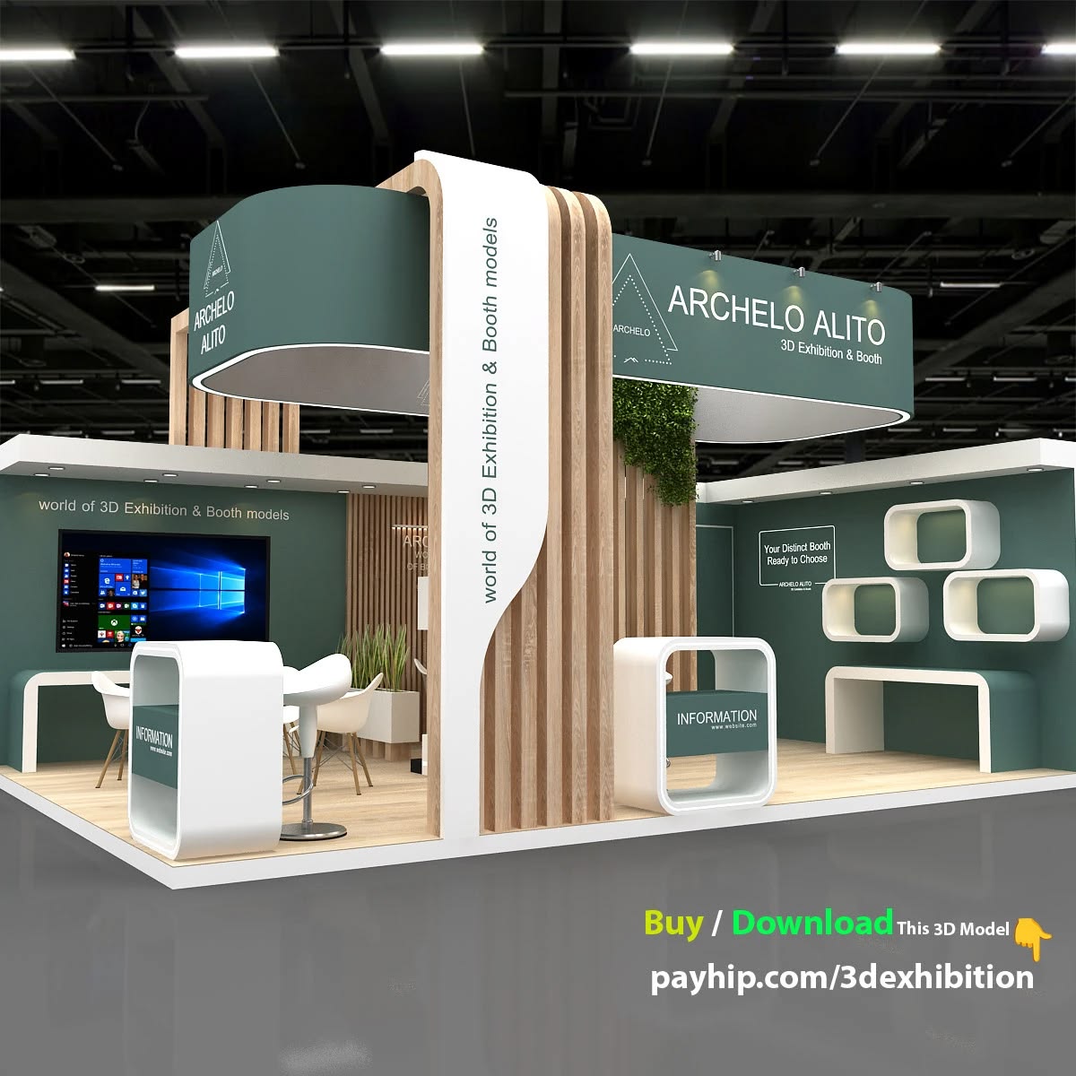 Modular Exhibition Stall Fabrication and Designing image