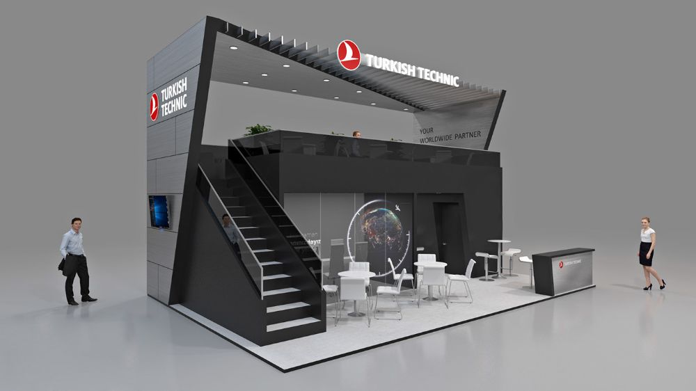 Double Decker Exhibition Stall Fabrication image
