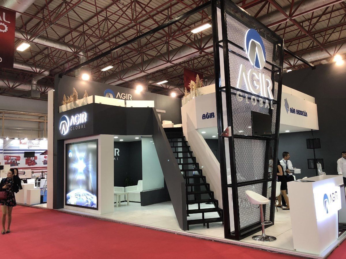 Double Decker Exhibition Stall Fabrication image