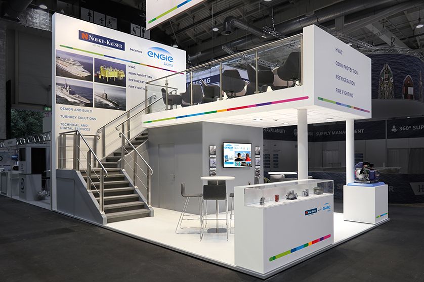 Double Decker Exhibition Stall Fabrication image
