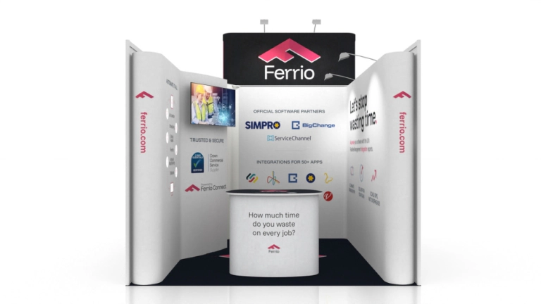 Inline Exhibition Stall Fabrication in India image